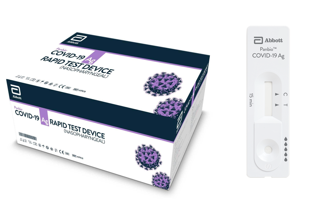 Abbott Panbio COVID-19 Antigen Rapid Test - Abbott panbio corona sneltest covid 19 abbott - 41FK10