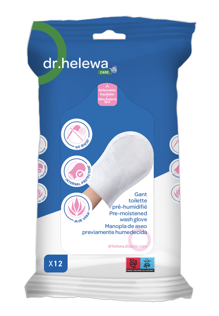 Vochtige washandjes met beschermlaag voor het lichaam - Icbath12 - ICBATH12